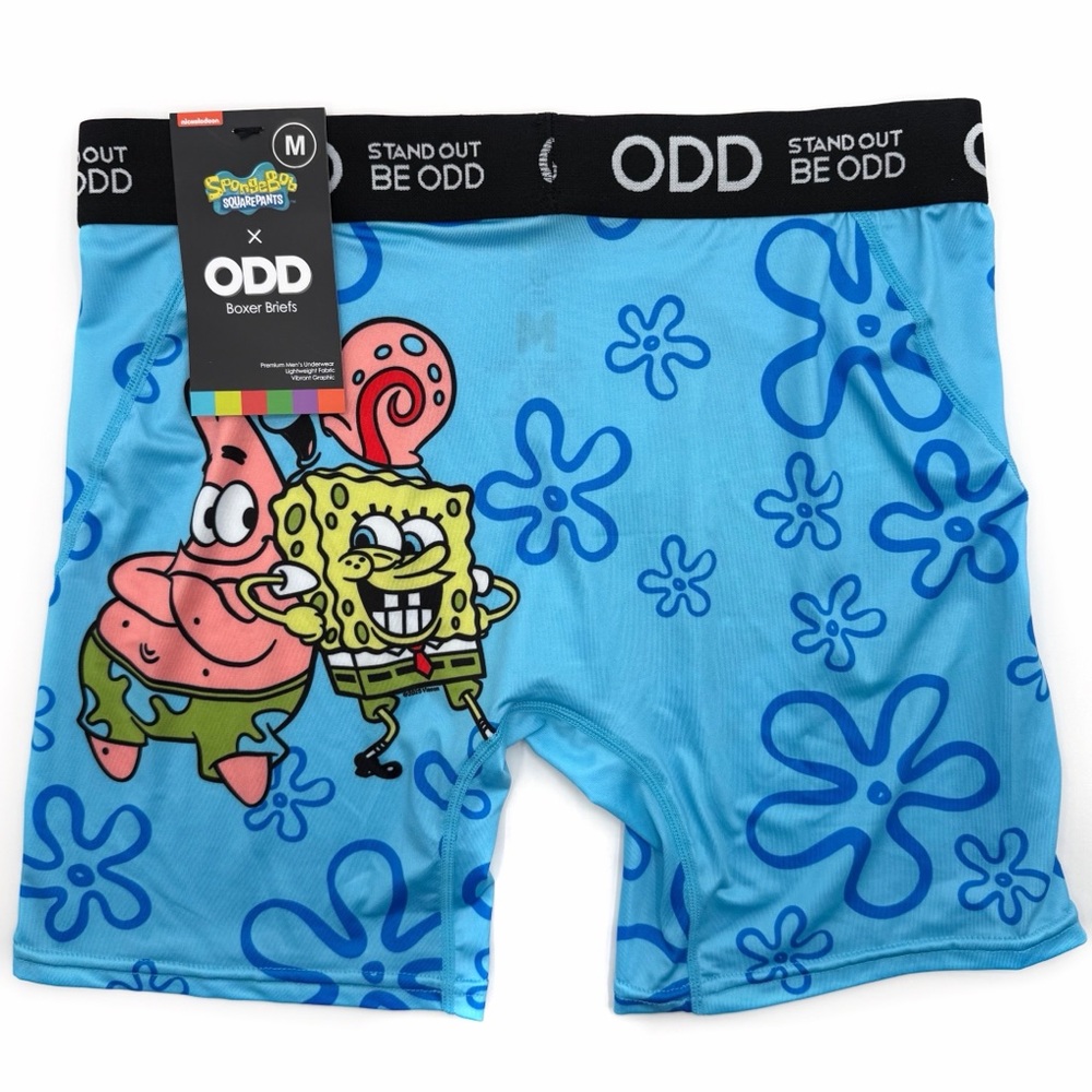 Odd Sox SpongeBob SquarePants Boxer Briefs Mens Size Medium Patrick Blue NWT New